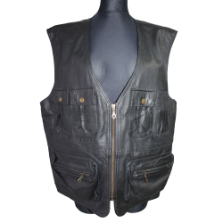 KAMIZELKA MOTOR SKÓRA HENRY MORELF rozm. 54